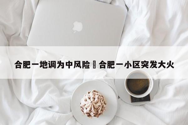 合肥一地调为中风险›合肥一小区突发大火