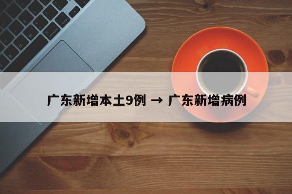 广东新增本土9例 → 广东新增病例