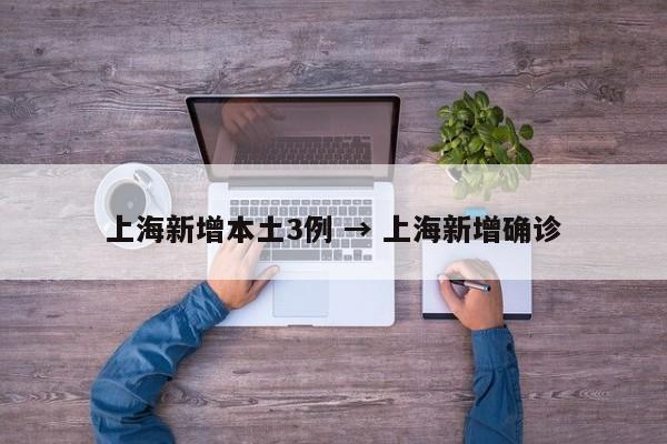 上海新增本土3例 → 上海新增确诊