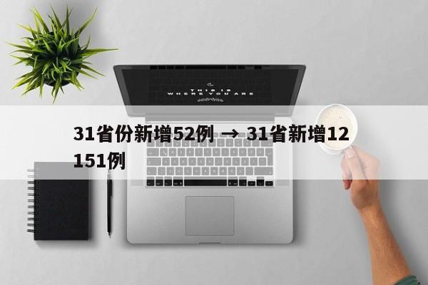 31省份新增52例 → 31省新增12 151例